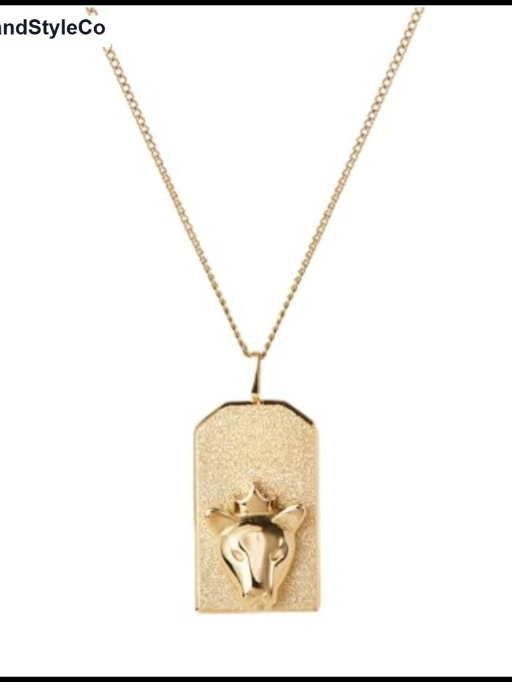 Gold Plated Zodiac Pendant Necklace 20 Inch